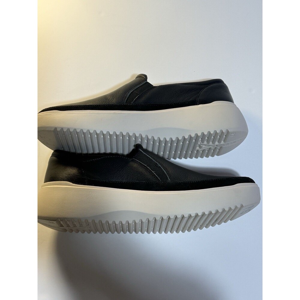 Vionic Platform Slip On Shoes Womens Size 9 Black Leather Kearny Sneaker - Picture 5 of 14